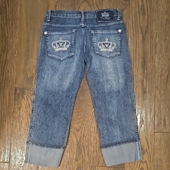 Victoria Beckham Blue Cropped Jeans - Picture 4 of 7